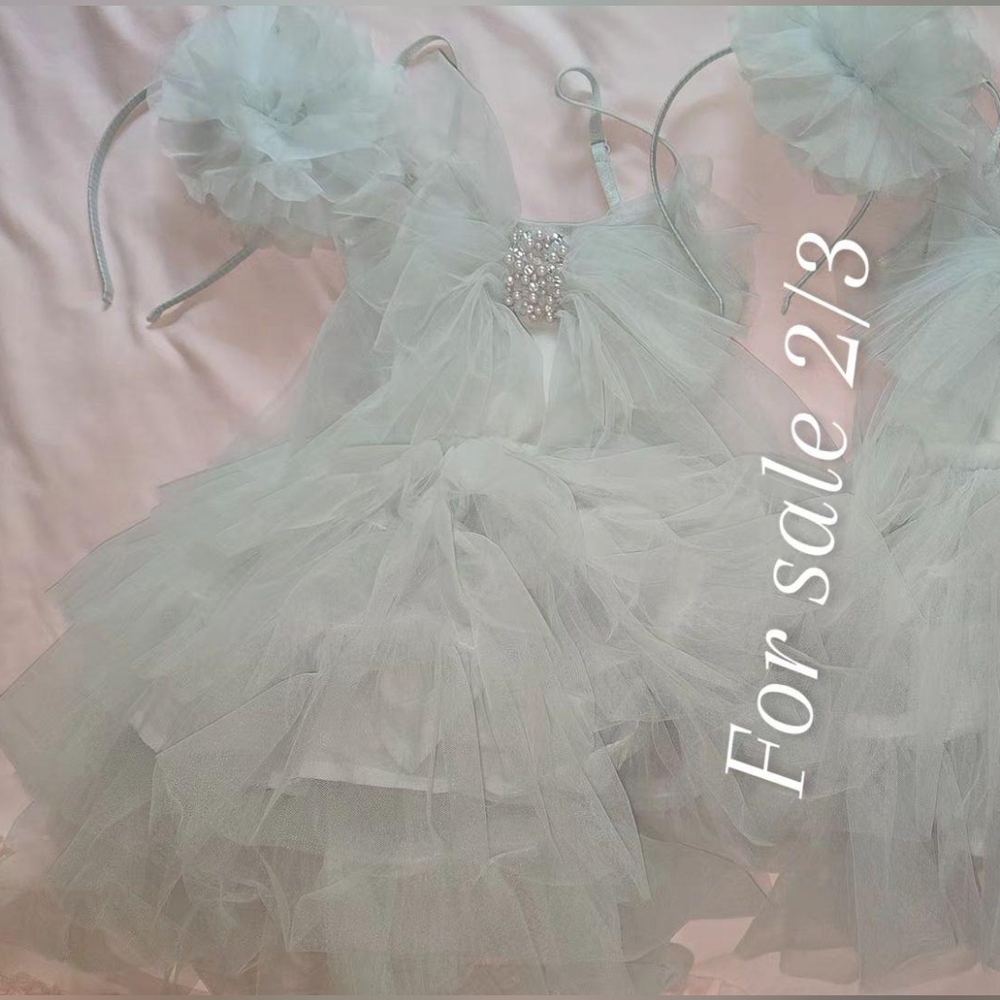 Tutu du monde blue dress with headband